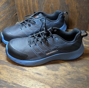 Merrell Moab Flight Carbon Safety Toe  J005627 man grey  shoes  size 9